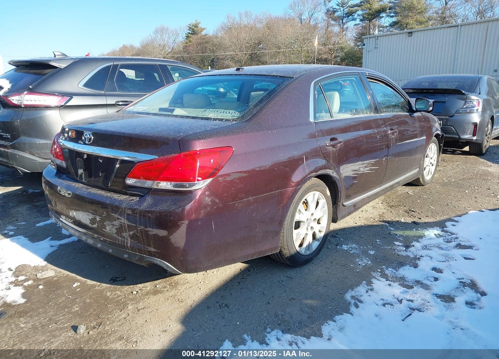 2011 TOYOTA AVALON VIN: 4T1BK3DB8BU408267