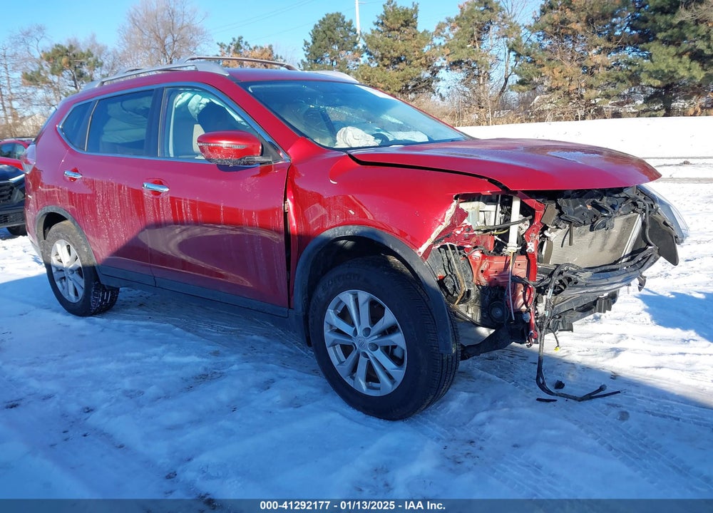 2016 NISSAN ROGUE SV VIN: KNMAT2MV3GP730628