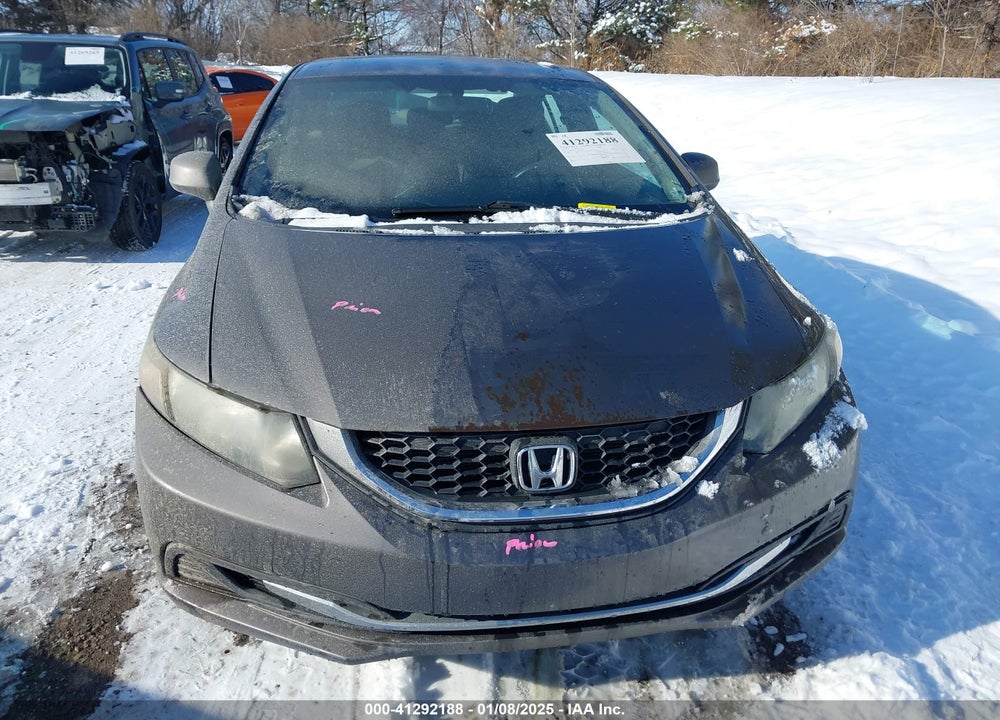 2013 HONDA CIVIC VIN: 2HGFB2F51DH582907
