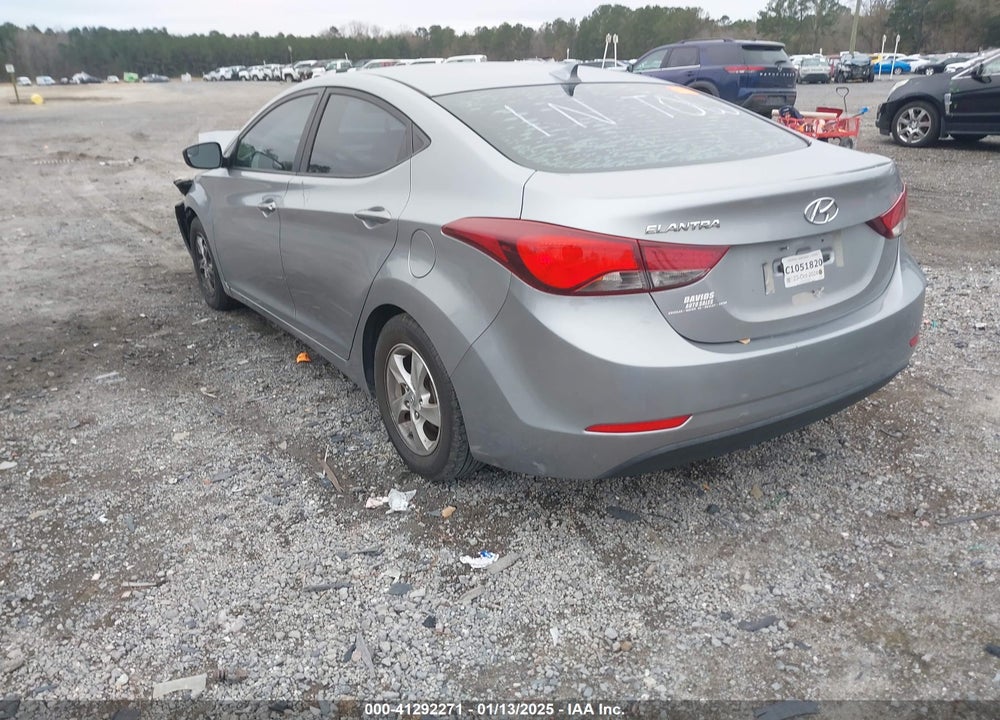 2015 HYUNDAI ELANTRA SE VIN: 5NPDH4AEXFH580803