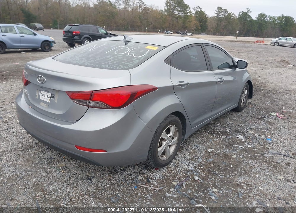 2015 HYUNDAI ELANTRA SE VIN: 5NPDH4AEXFH580803