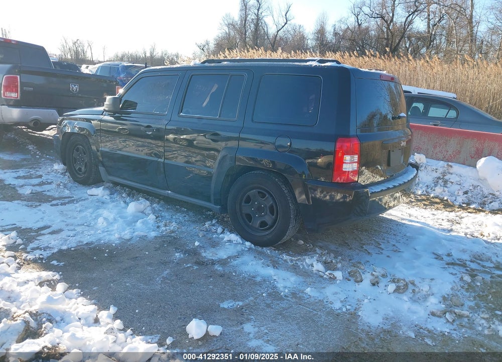2007 JEEP PATRIOT SPORT VIN: 1J8FT28097D399357