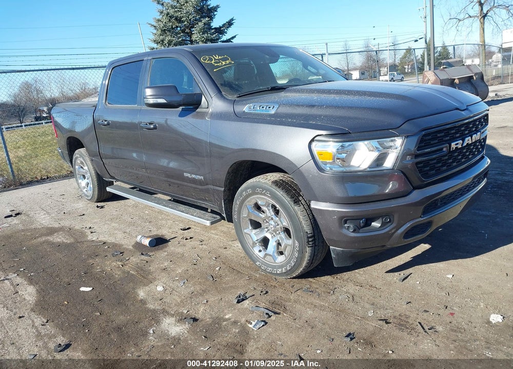 2022 RAM 1500 BIG HORN 4X4 5'7 BOX VIN: 1C6SRFFT3NN402356