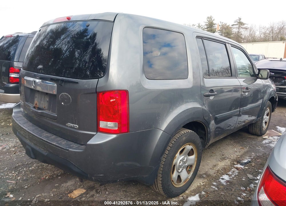 2012 HONDA PILOT LX VIN: 5FNYF4H22CB056834