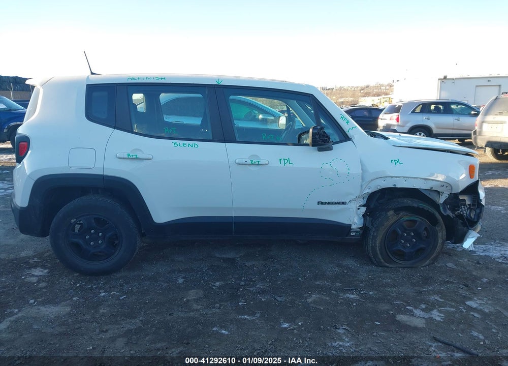 2019 JEEP RENEGADE SPORT VIN: ZACNJBAB7KPK91458
