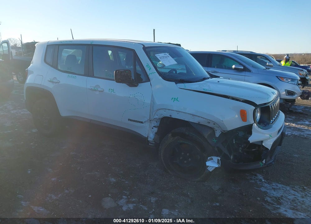 2019 JEEP RENEGADE SPORT VIN: ZACNJBAB7KPK91458