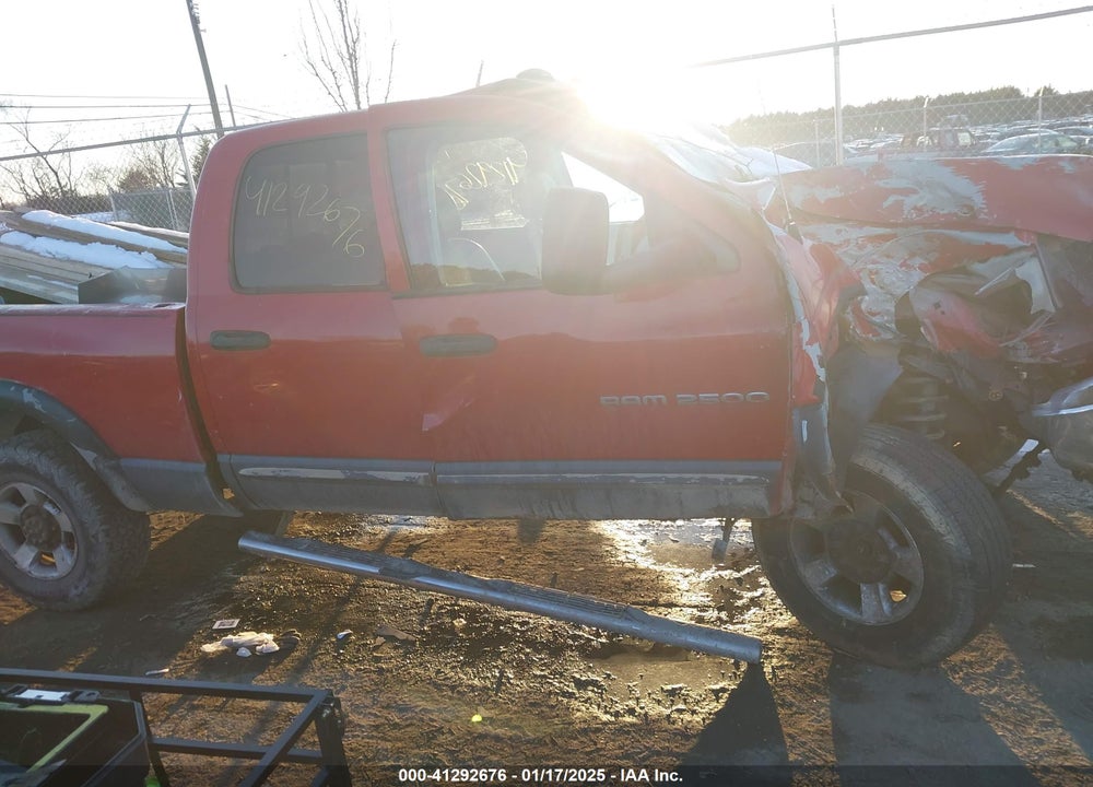 2003 DODGE RAM 2500 SLT/LARAMIE/ST VIN: 3D7KU28D83G746542
