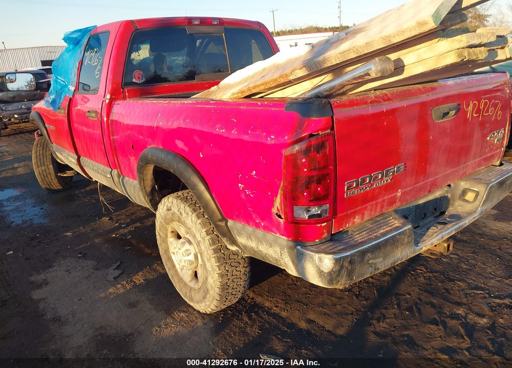 2003 DODGE RAM 2500 SLT/LARAMIE/ST VIN: 3D7KU28D83G746542