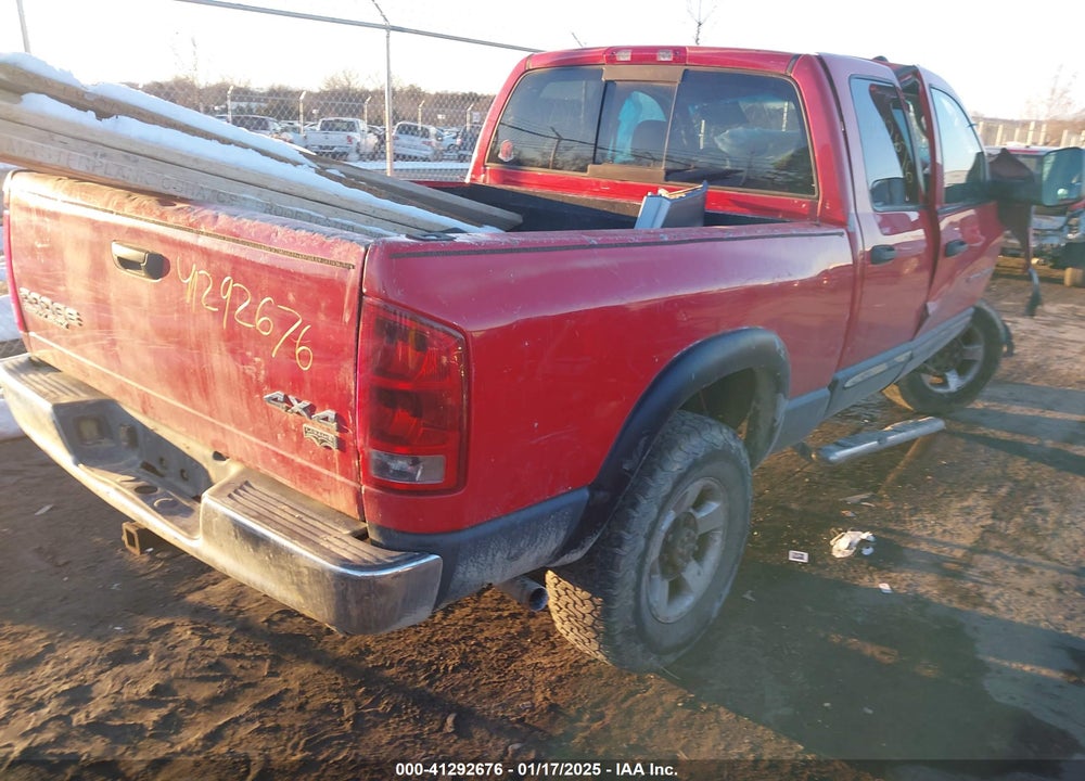 2003 DODGE RAM 2500 SLT/LARAMIE/ST VIN: 3D7KU28D83G746542