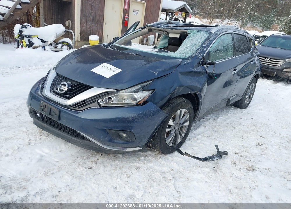 2015 NISSAN MURANO SL VIN: 5N1AZ2MH9FN257221