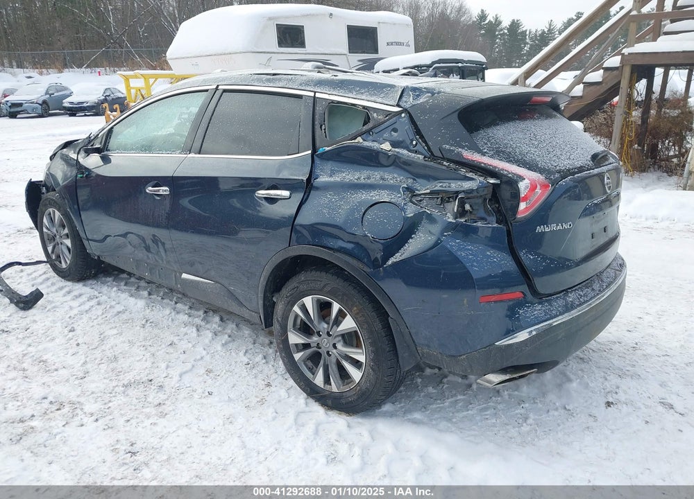 2015 NISSAN MURANO SL VIN: 5N1AZ2MH9FN257221