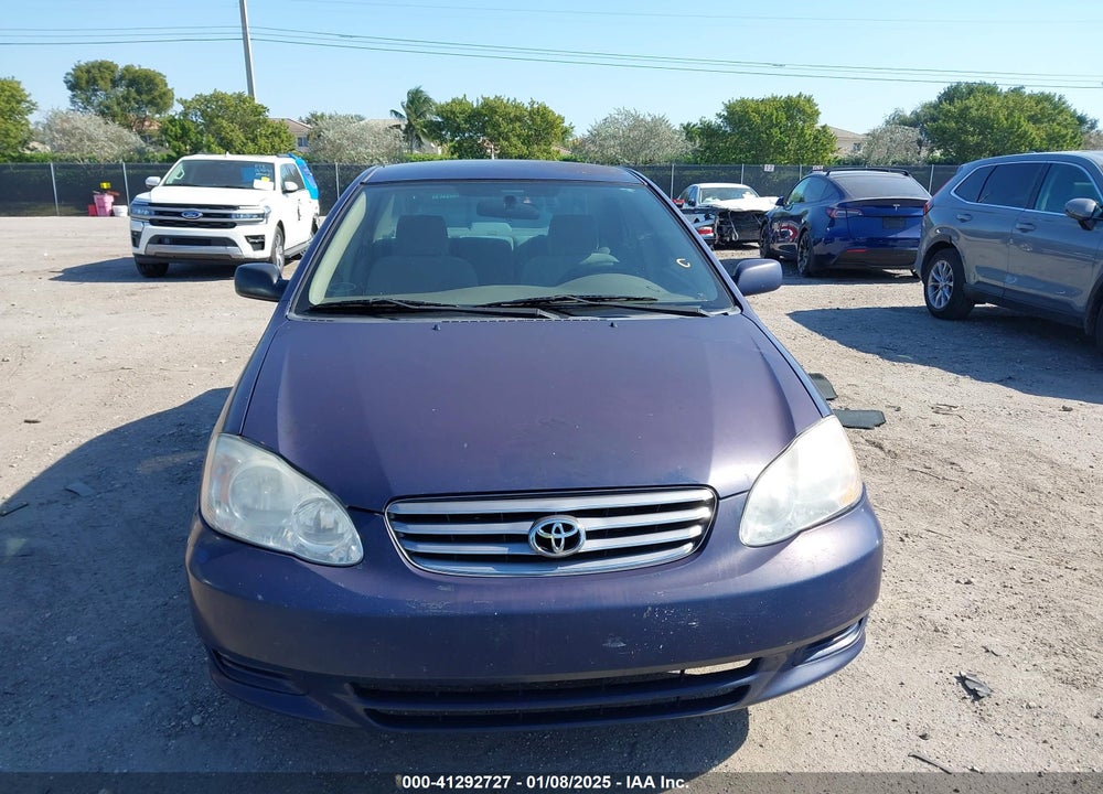 2003 TOYOTA COROLLA CE VIN: JTDBR32E430009376