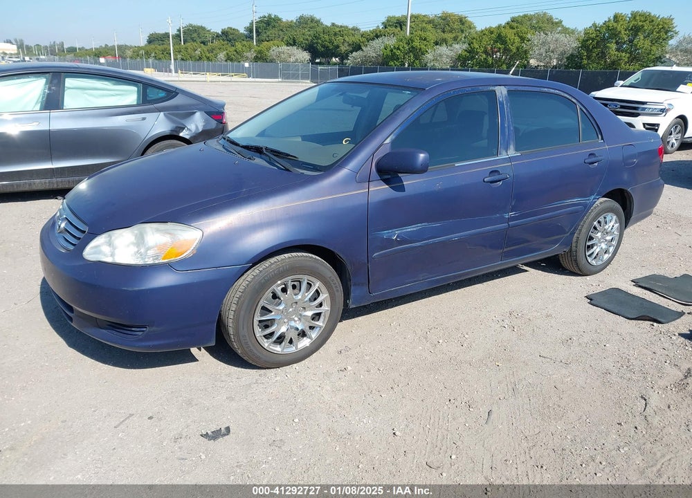 2003 TOYOTA COROLLA CE VIN: JTDBR32E430009376