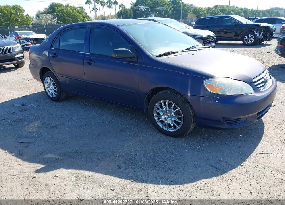2003 TOYOTA COROLLA CE VIN: JTDBR32E430009376