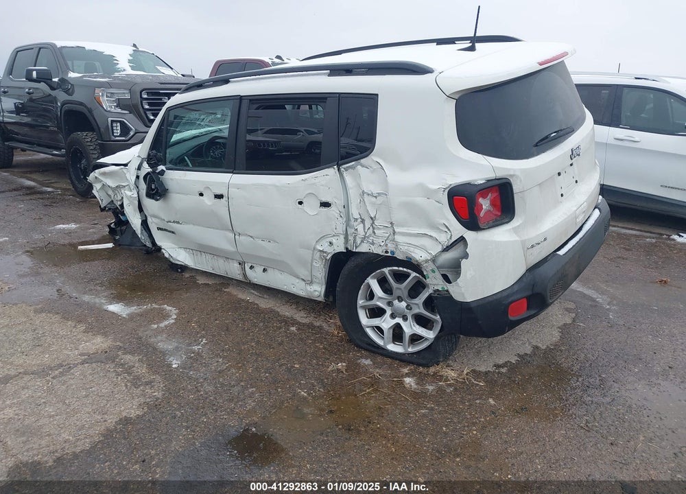 2018 JEEP RENEGADE LATITUDE 4X4 VIN: ZACCJBBB9JPJ32851