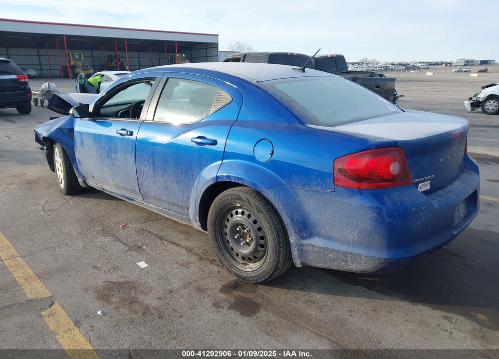 2013 DODGE AVENGER VIN: 1C3CDZAB1DN651012