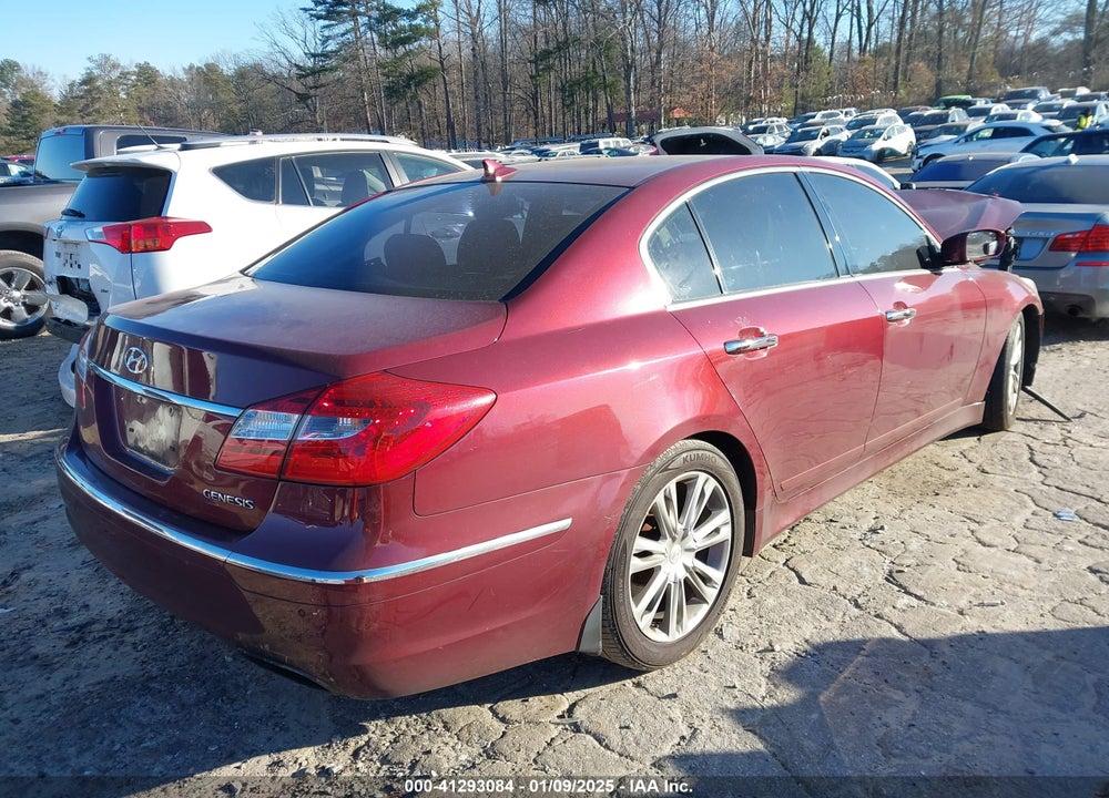 2012 HYUNDAI GENESIS VIN: KMHGC4DDXCU194779