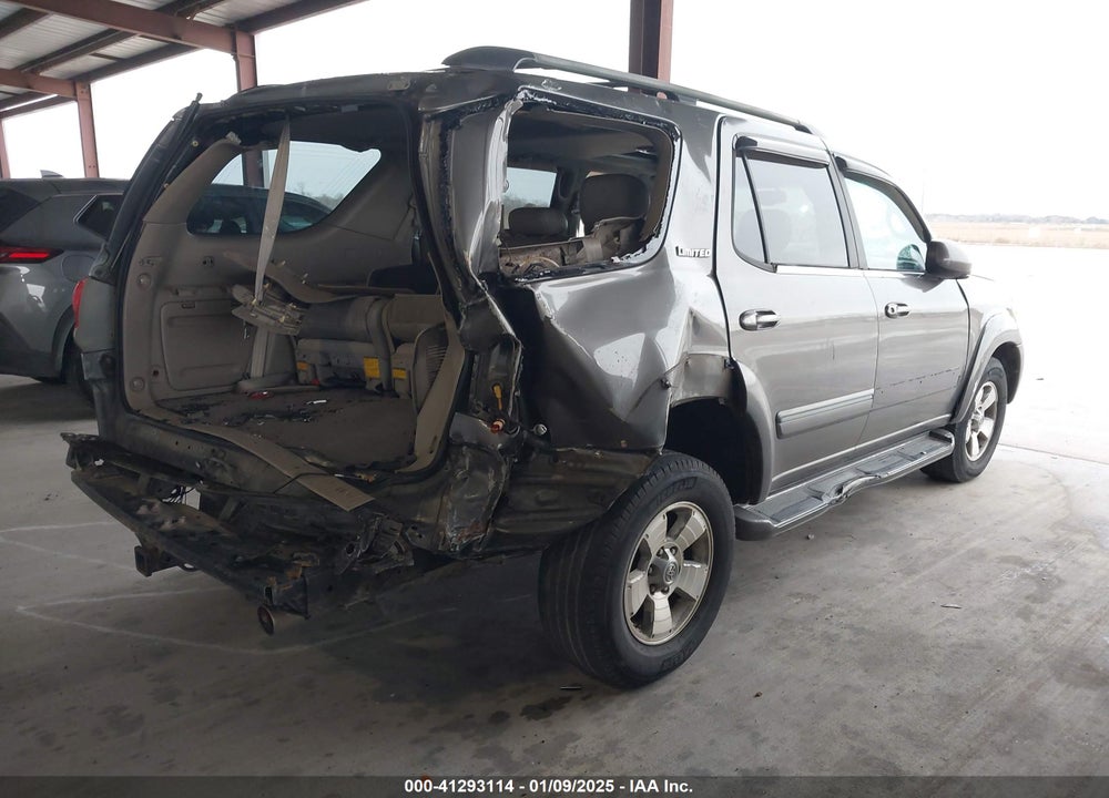 2005 TOYOTA SEQUOIA LIMITED V8 VIN: 5TDZT38A25S239888