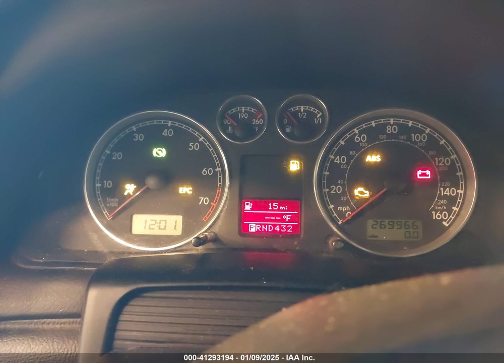 2003 VOLKSWAGEN PASSAT GLX VIN: WVWRH63B43P183964