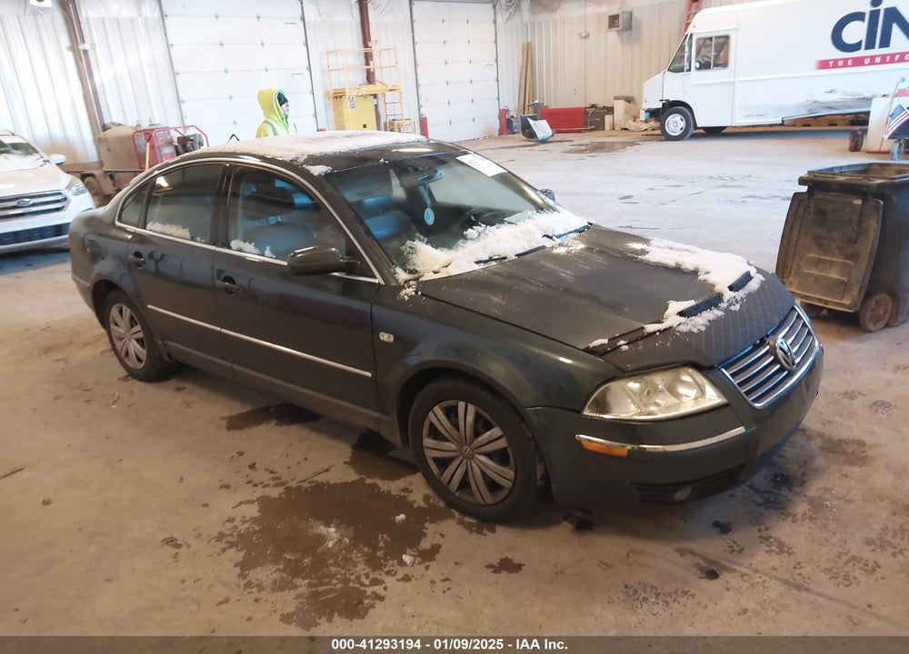 2003 VOLKSWAGEN PASSAT GLX VIN: WVWRH63B43P183964