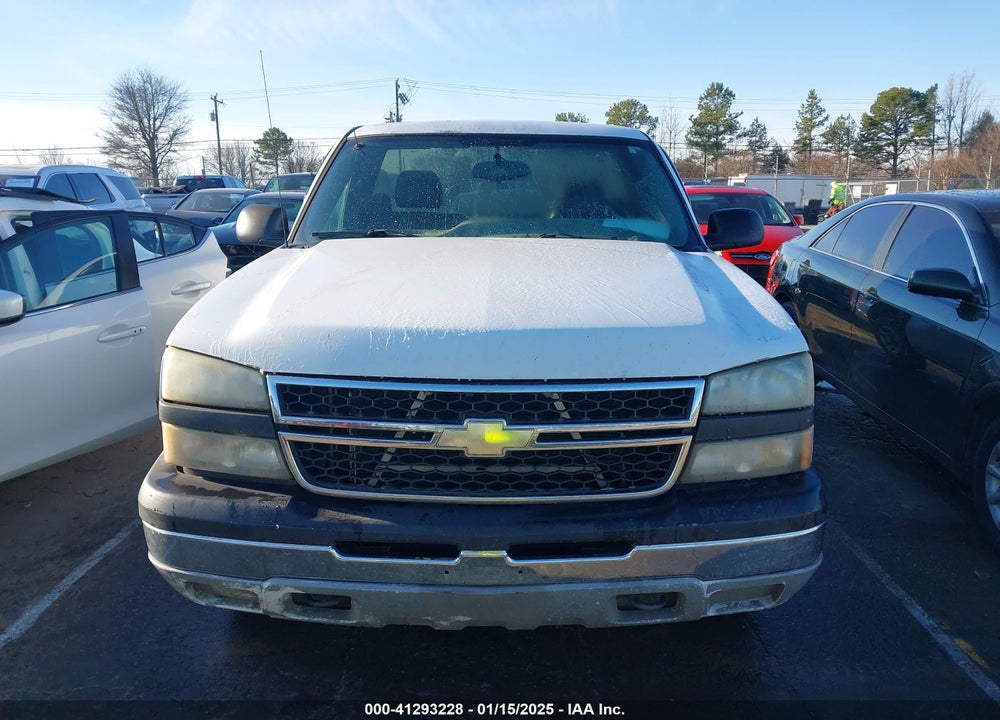 2006 CHEVROLET SILVERADO 1500 WORK TRUCK VIN: 1GCEC14V76E108071
