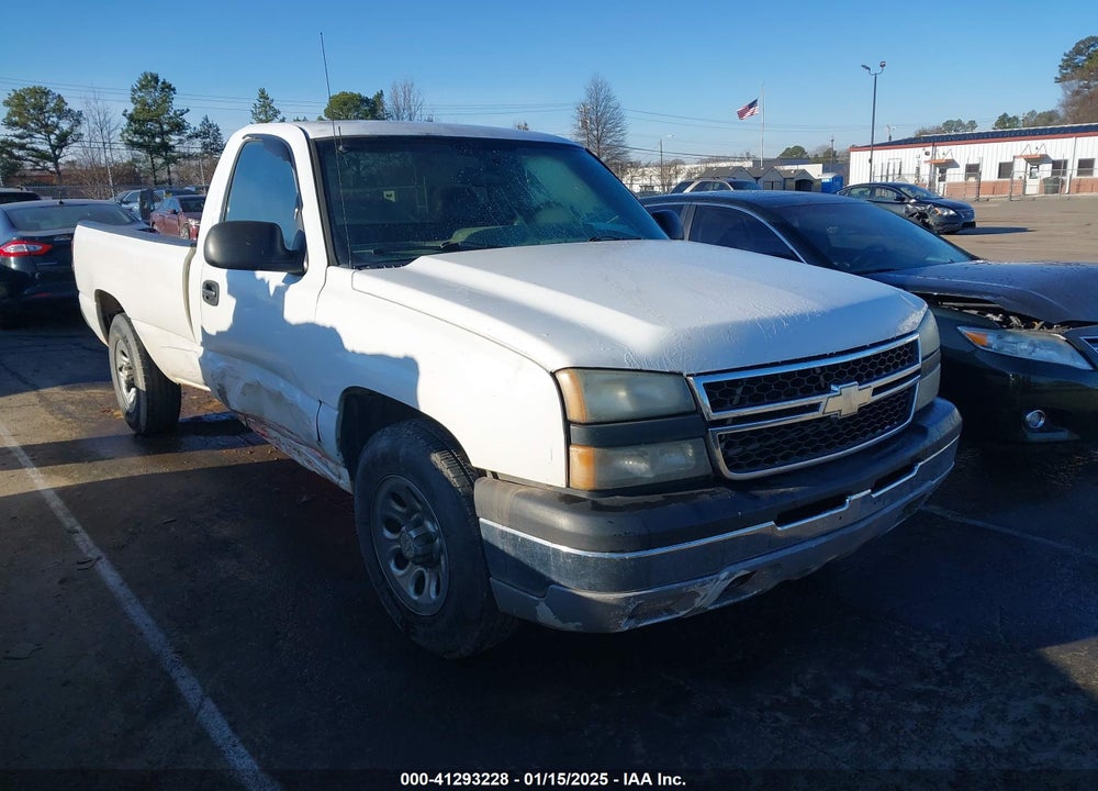 2006 CHEVROLET SILVERADO 1500 WORK TRUCK VIN: 1GCEC14V76E108071
