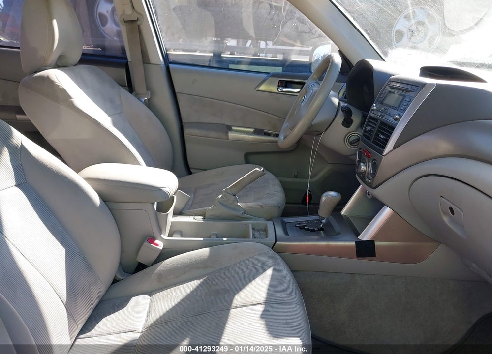 2009 SUBARU FORESTER 2.5X VIN: JF2SH63639H700034