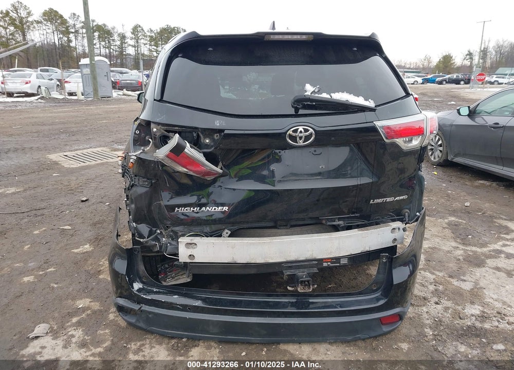 2015 TOYOTA HIGHLANDER LIMITED V6 VIN: 5TDDKRFH7FS073174
