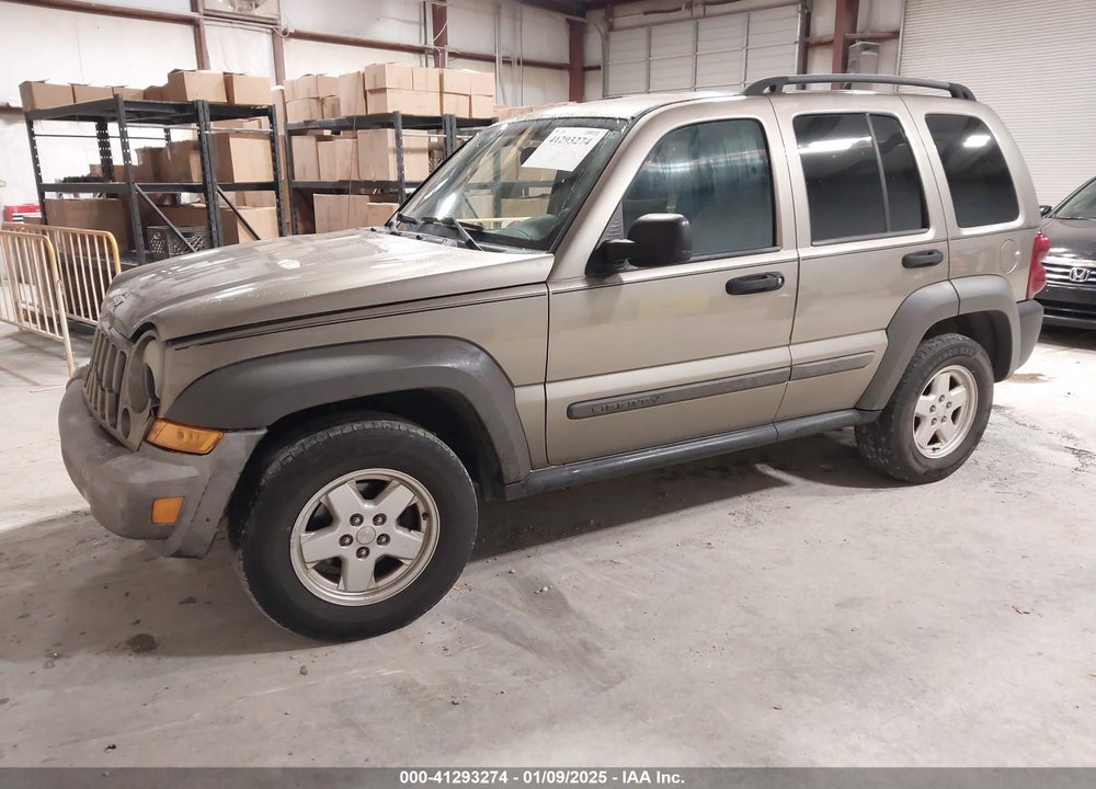 2007 JEEP LIBERTY SPORT VIN: 1J4GK48K17W543784