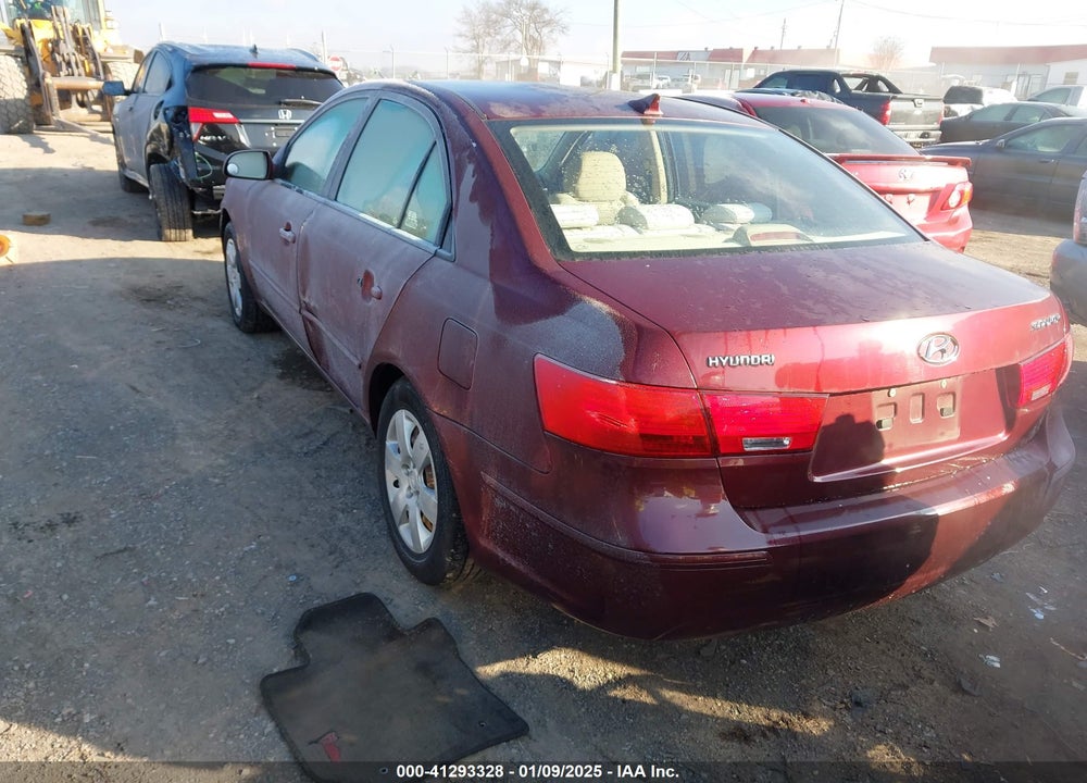 2009 HYUNDAI SONATA GLS VIN: 5NPET46C99H527539