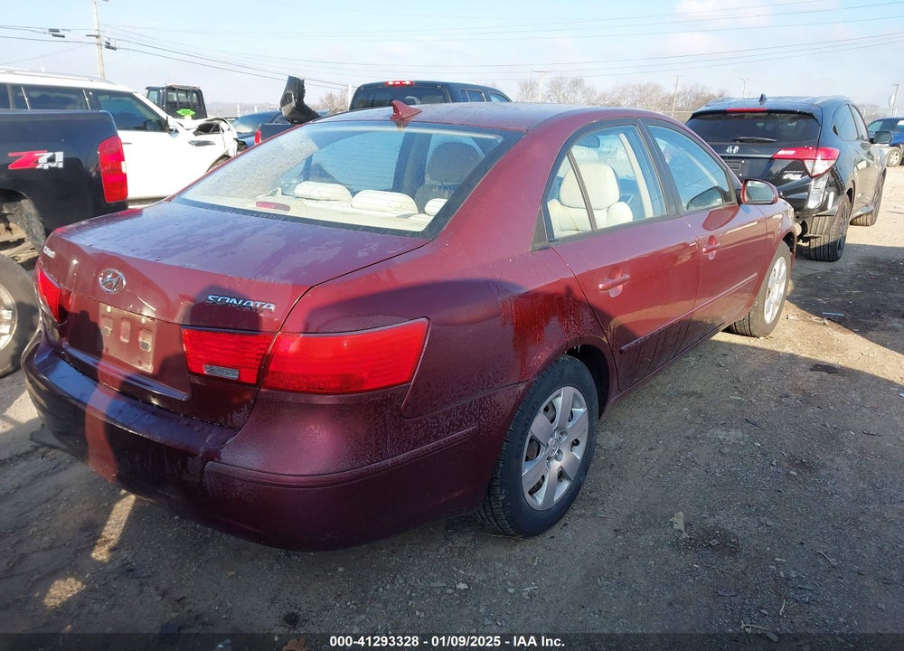 2009 HYUNDAI SONATA GLS VIN: 5NPET46C99H527539