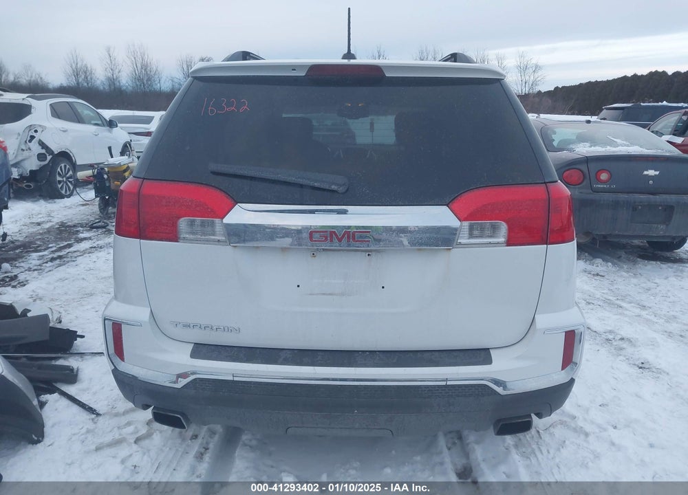 2016 GMC TERRAIN SLE-2 VIN: 2GKFLTE3XG6115975