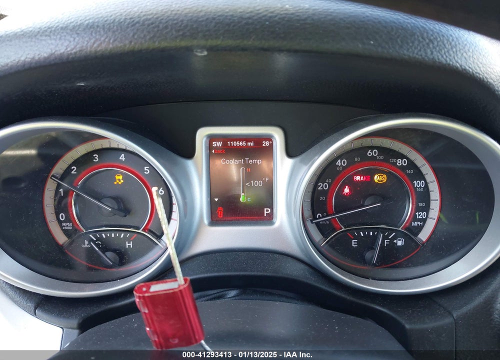 2013 DODGE JOURNEY SXT VIN: 3C4PDCBB4DT510265