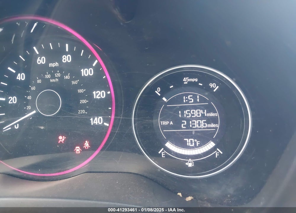 2017 HONDA HR-V EX-L VIN: 3CZRU6H79HM717757