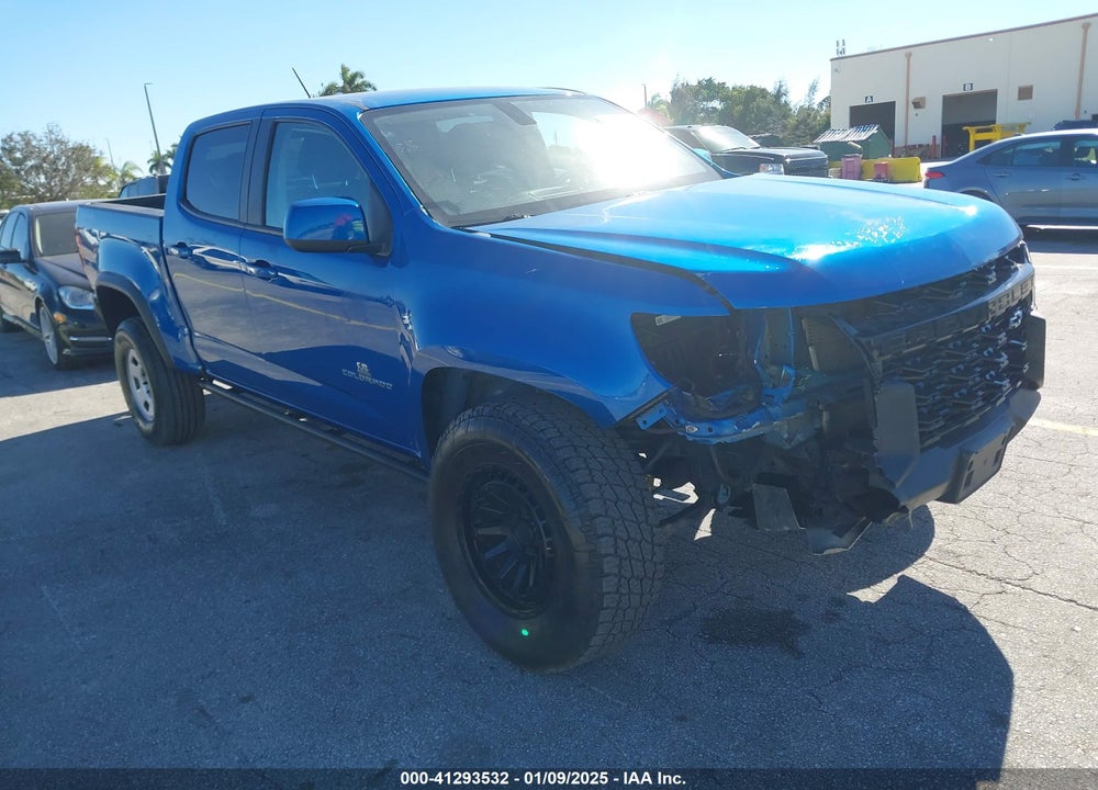 2022 CHEVROLET COLORADO 4WD SHORT BOX ZR2 VIN: 1GCGTEEN0N1135925