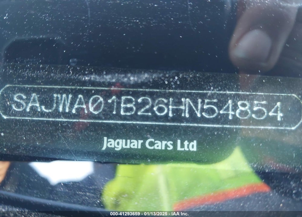 2006 JAGUAR S-TYPE VIN: SAJWA01B26HN54854