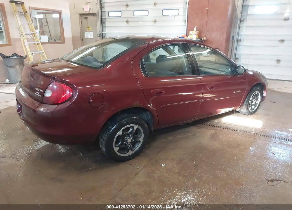 2001 PLYMOUTH NEON HIGHLINE VIN: 1P3ES46C81D259905