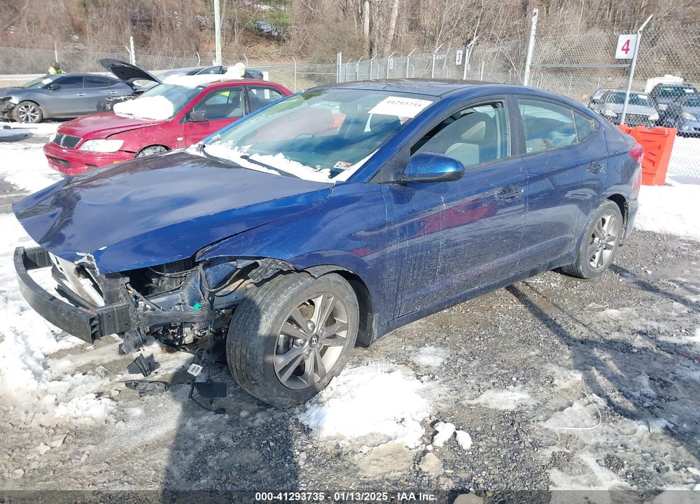 2018 HYUNDAI ELANTRA VIN: 5NPD84LF4JH344811