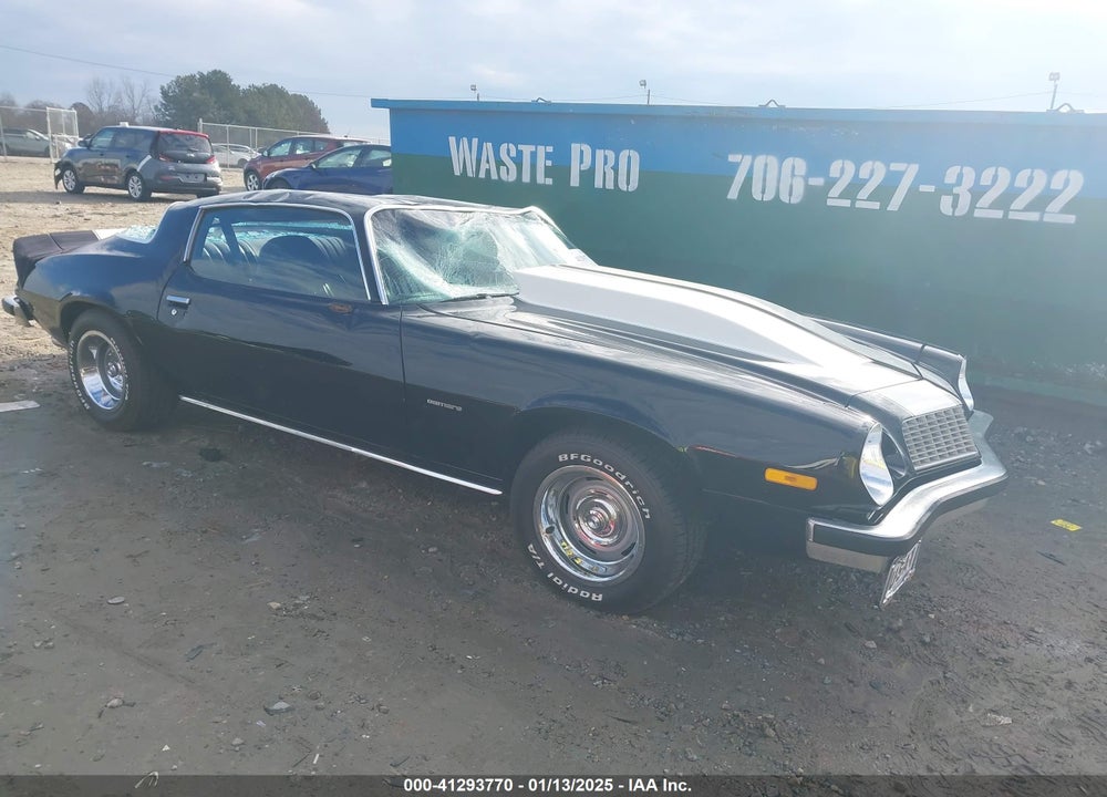 1975 CHEV CAMARO VIN: 1Q87H5N587525