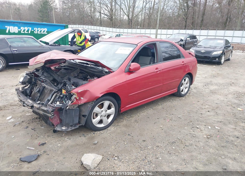 2008 KIA SPECTRA SX VIN: KNAFE121085016881