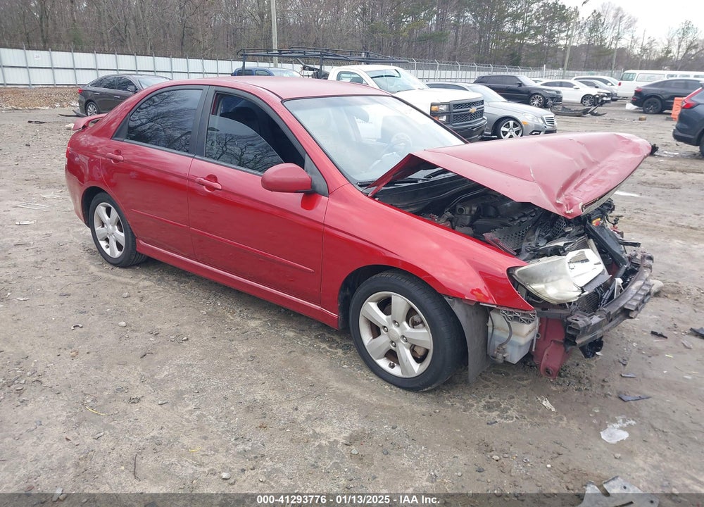 2008 KIA SPECTRA SX VIN: KNAFE121085016881