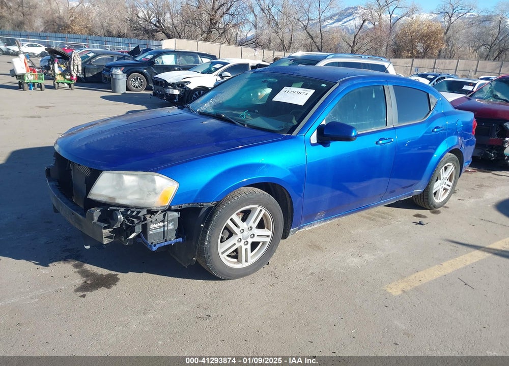 2012 DODGE AVENGER SXT VIN: 1C3CDZCBXCN148493