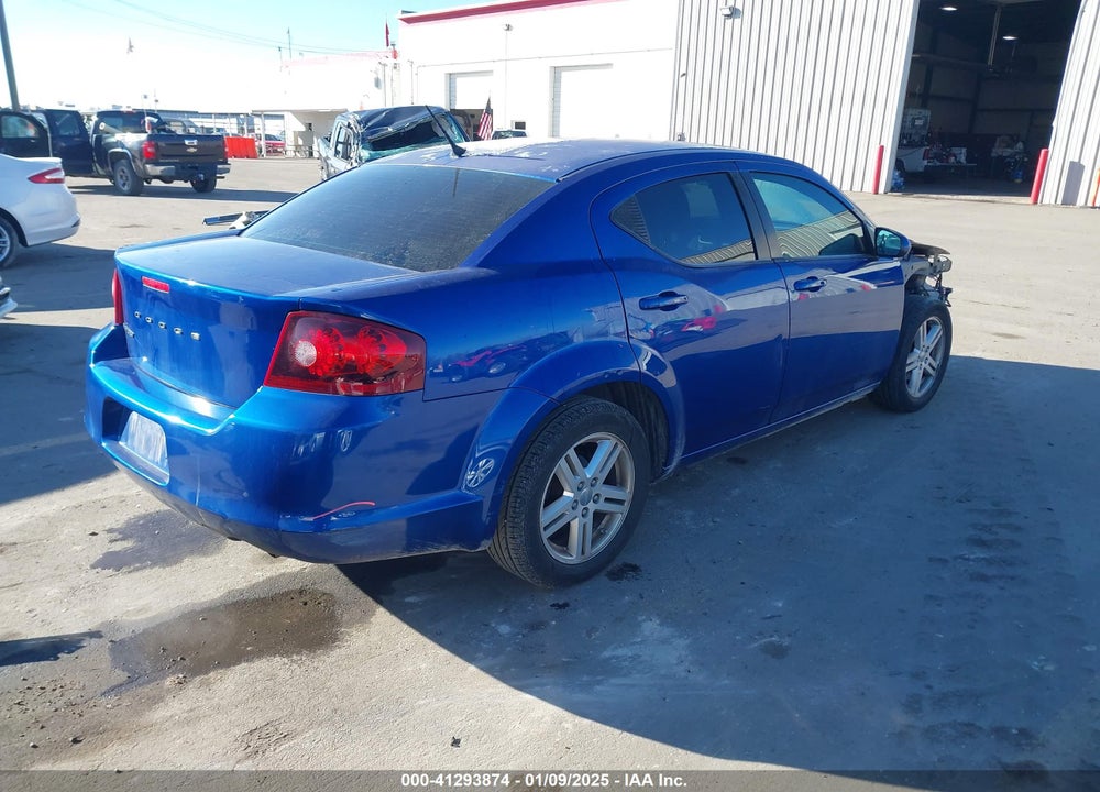 2012 DODGE AVENGER SXT VIN: 1C3CDZCBXCN148493
