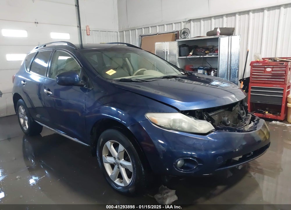 2010 NISSAN MURANO SL VIN: JN8AZ1MW0AW107566