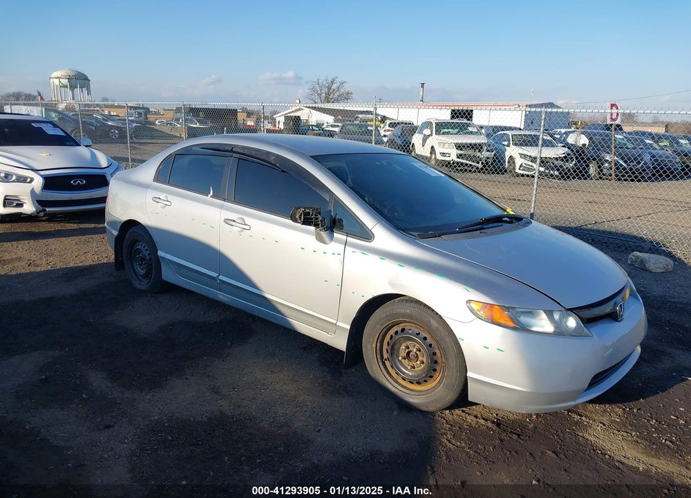 2007 HONDA CIVIC VIN: 1HGFA15557L063302