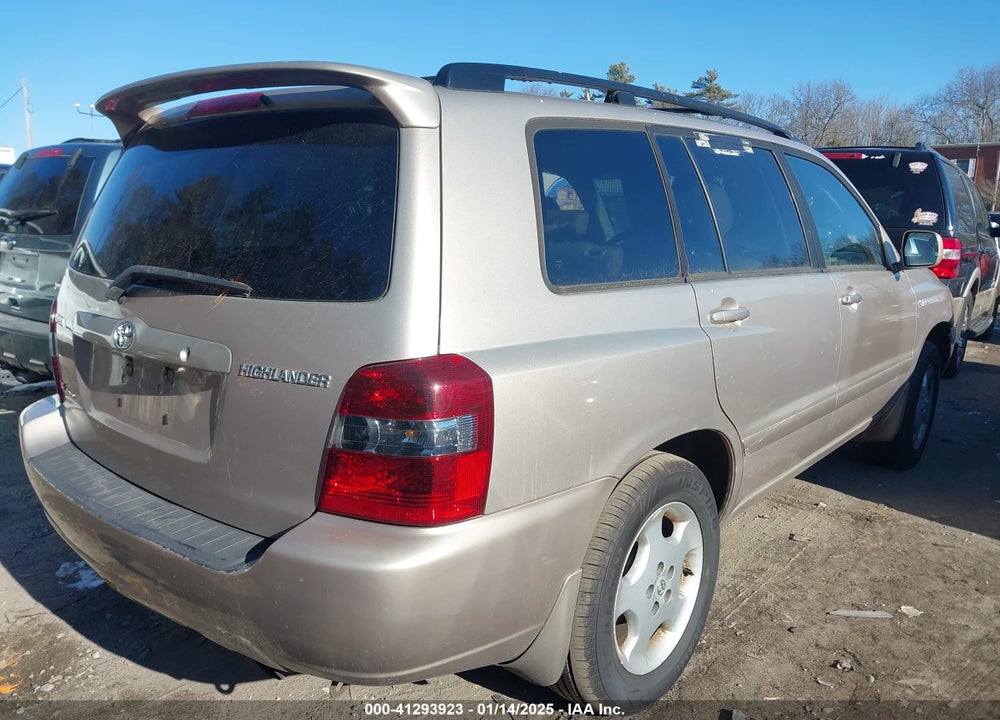 2004 TOYOTA HIGHLANDER LIMITED V6 VIN: JTEEP21A440050986