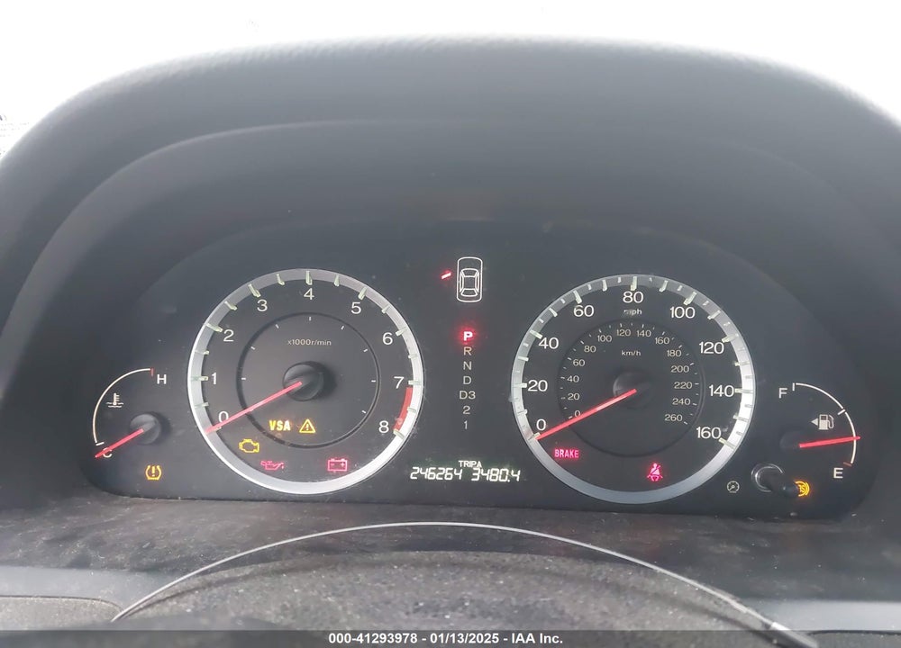2008 HONDA ACCORD VIN: 1HGCP26878A027401