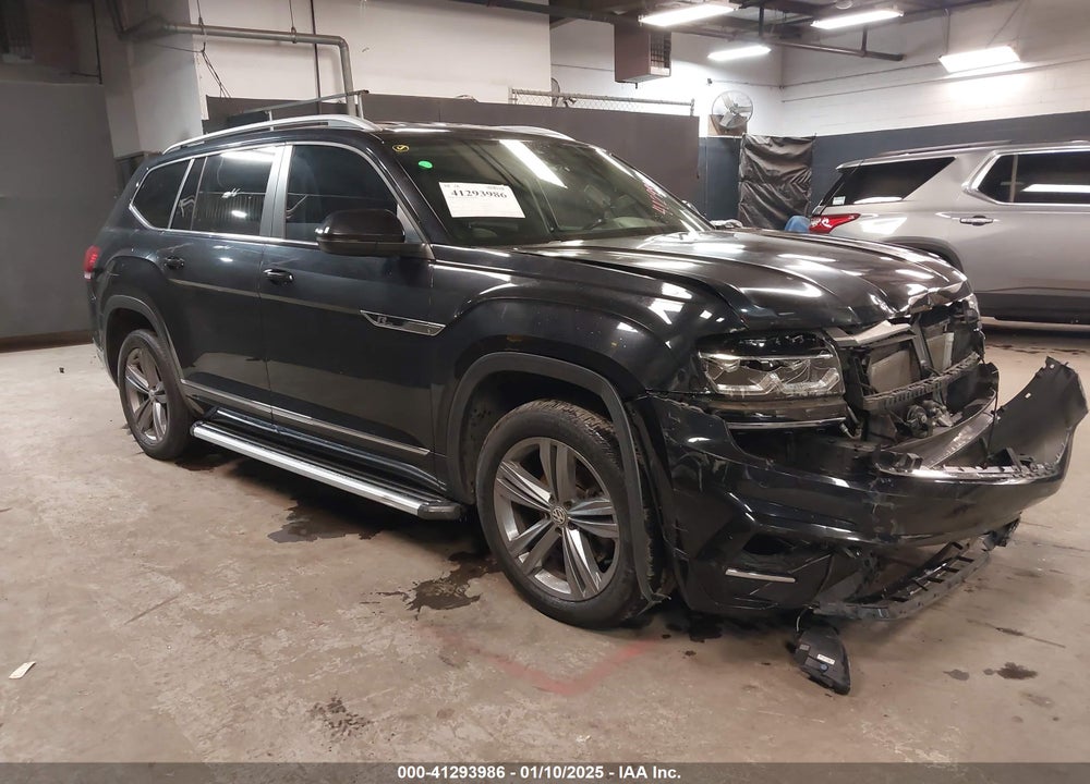 2019 VOLKSWAGEN ATLAS 3.6L V6 SE W/TECHNOLOGY R-LINE VIN: 1V2XR2CA0KC565336