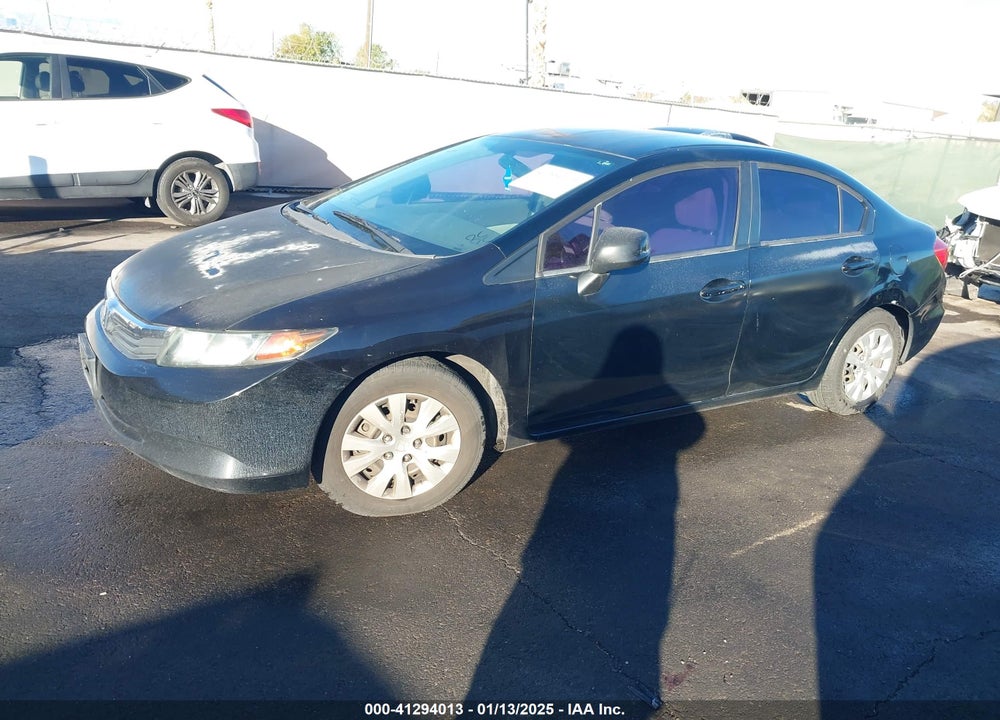 2012 HONDA CIVIC SDN LX VIN: 2HGFB2F53CH520360