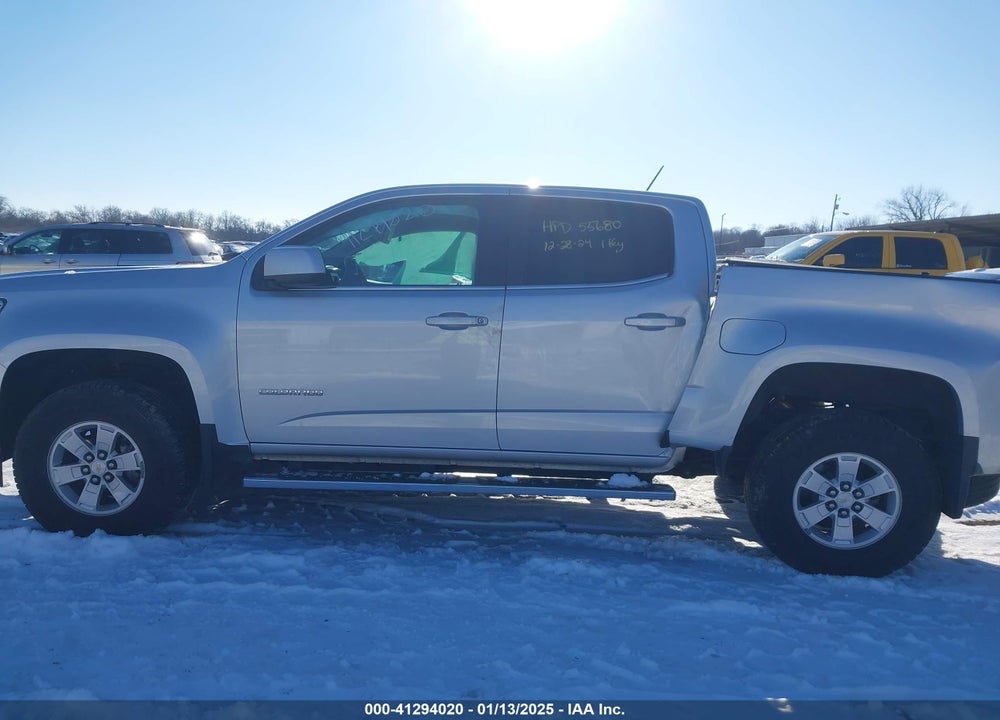 2019 CHEVROLET COLORADO WT VIN: 1GCGSBEN1K1185536